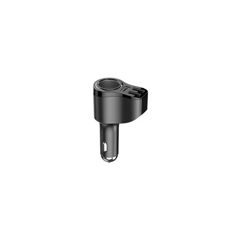 Adaptateur chargeur de voiture USB-C 4 en 1 130 W PD30 W 100 W avec double port USB-A et prise allume-cigare 12 V/24 V pour iPhone, iPad Pro et Samsung Galaxy (1/5)