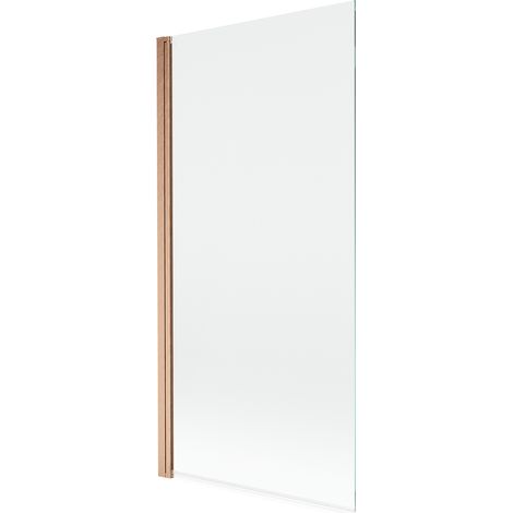 Mexen Mist mampara de ducha de 1 hoja 90 x 150 cm, transparente, cobre cepillado - 8A9-090-001-65-00 (1/5)