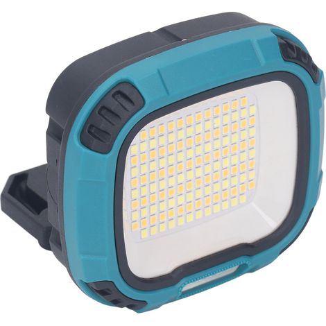 Lampe de travail LED rechargeable par USB, 3 températures de couleur, 4 niveaux de luminosité, étanche, portable, pour l'extérieur (randonnée, atelier). (1/5)