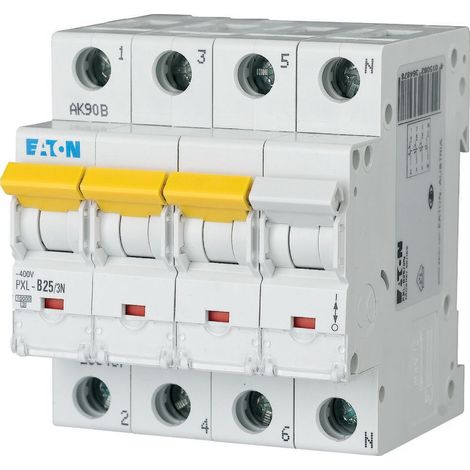 Eaton Leitungsschutzschalter (MCB), 25 A, 3p + N, Charakteristik: C,  236529