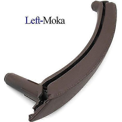 Poignée intérieure de porte de remplacement en cuir Moka pour BMW X5 X6 E70 E71 (2007-2013) - Gauche (1/5)