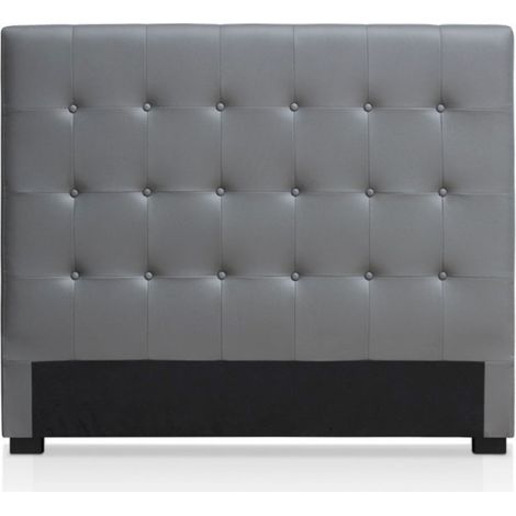 Tête de Lit Capitonnée "Amor" 160cm Gris (1/2)