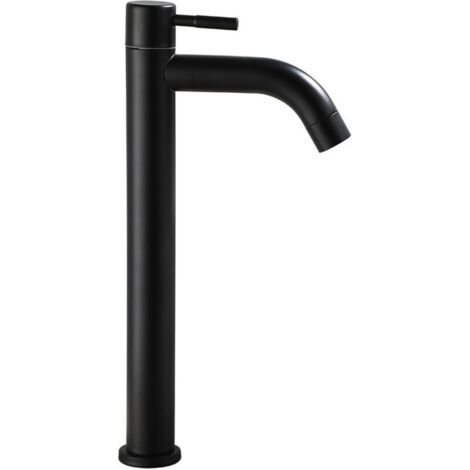 Robinet de salle de bain - Robinet de salle de bain - froid seul,noir (1/4)