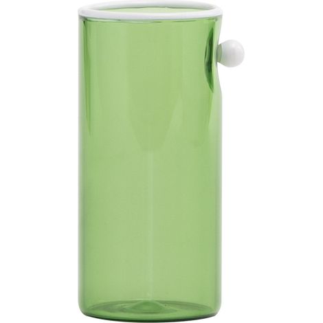 Zafferano Lot De 4 Verres Highball Collection Oyster Vert En Verre Borosilicaté Soufflé À La Main Avec Détail Perle Opaque Blanc, Style Raffiné (1/5)