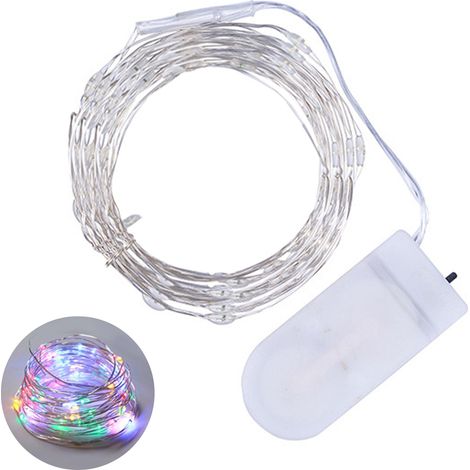 Drehbare und flexible Lichterkette, 3 m, 30 LEDs, IP65 (warmweiß) (1/5)