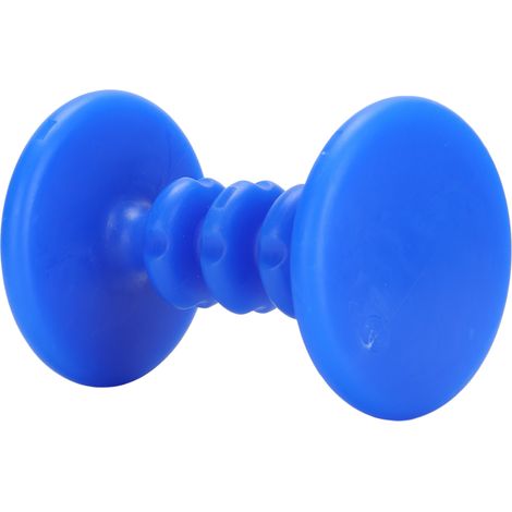 Rouleau de massage manuel pour les pieds, soulagement de la douleur, relaxation musculaire, masseur plantaire de bureau pour personnes âgées (bleu) (1/5)