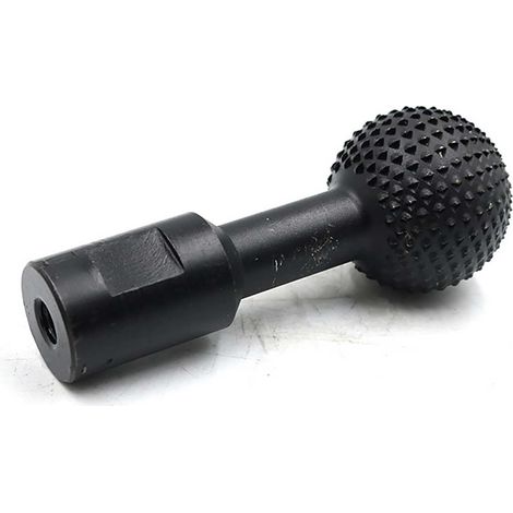 Outil De Gravure De Rainure en Bois Sphérique 10mm, Fraise Rotative Sphérique, Lime Rotative en Acier Sphérique pour Perceuse Meuleuse, Polissage Et Gravure, Noir