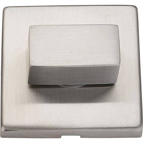 Kurzes quadratisches Toilettenschild Satin