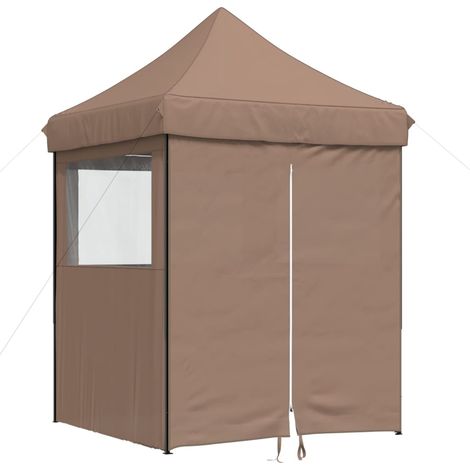 Maison Exclusive - Partyzelt Faltbar Pop-Up mit 4 Seitenteilen Br