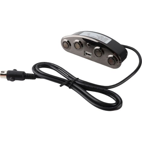 Galvanisiertes Druckknopf-Steckdosenladegerät, USB-Sofaladegerät, USB-Ladegriff mit fünf Tasten (1/5)