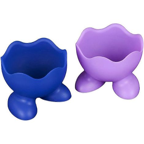 Coquetier en silicone alimentaire résistant à la chaleur, idéal pour la cuisson à la vapeur et les pochages. (1/5)