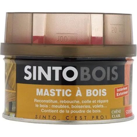 Pasta di legno SINTOBOIS, scatola da 170 ml, quercia media