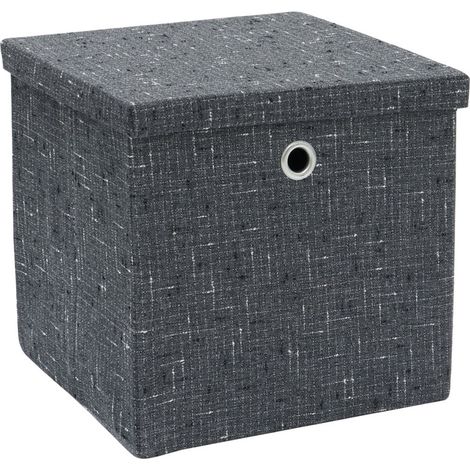 Shadow Foldable Square Fabric Storage Box (1/4)