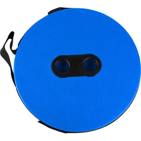 Tabouret télescopique pliable et portable, idéal pour la pêche (bleu). (1/5)