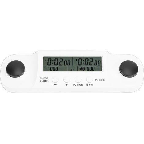 Minuteur d'échecs portable et élégant, horloge à affichage HD (1/4)