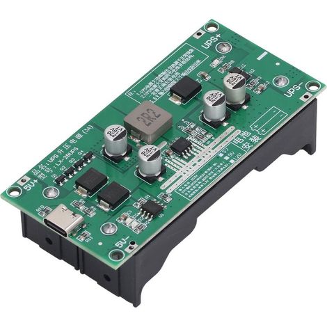 Module de charge de batterie UPS haute puissance 15W 3A, panneau de chargeur élévateur au Lithium 18650 9V 500mA (1/5)