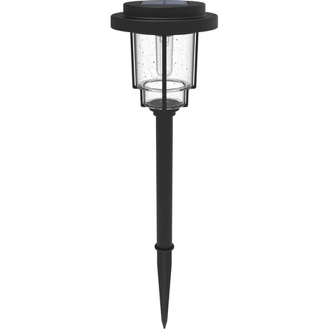 Lampe solaire extérieure en acier inoxydable moderne et minimaliste, s'allume automatiquement à la tombée de la nuit, étanche pour jardin, pelouse et cour de villa, modèle HW-6204, blanc chaud 3000K (1/5)