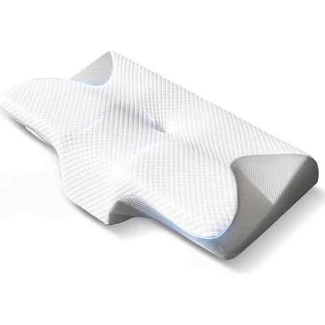 Oreiller Cervical - Mousse À Mémoire De Forme - Support Orthopédique Anatomique Pour Sommeil - 1 Pièce