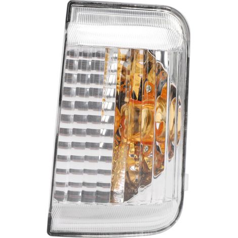 Copertura indicatore di direzione per specchietto retrovisore Yctze per modelli 2006-2024 con lente in policarbonato trasparente, per portiera destra, codice 6325H1.