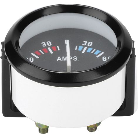 Geeignet für 12V-Amperemeter mit Hintergrundbeleuchtung, Universaltyp, 52mm/2 Zoll, für Kfz-Anwendungen.