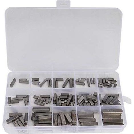 140-Piece Parallel Drive Shaft Wrench Set – Round Tip Wrenches – Square Wrench for Standard Fasteners – Corrosion-Resistant Materials (1/5)