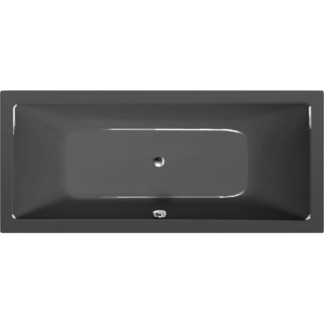 Baignoire rectangulaire KRYSTA 180x80x39cm, gris
