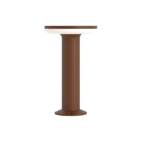 Borne LED d'extérieur Mac Floor Corten 3000K - 12W IP65 en aluminium h30cm - Downlight - Beneito & Faure