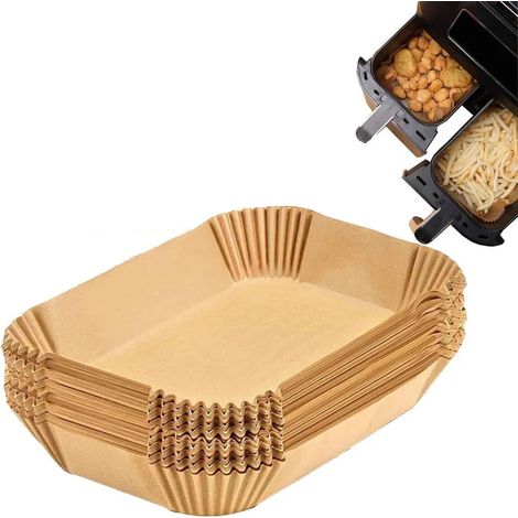 Heißluftfritteuse Backpapier (100 Stück) – Rund Antihaft-Einlagen passend für Ninja AF300EU, Frittier-Papiere (1/5)