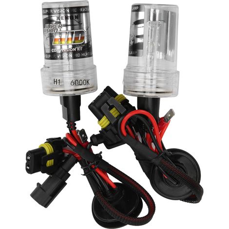 Ampoule HID universelle 12V 35W 3250LM 6000K blanc froid pour phare H1 (1/5)