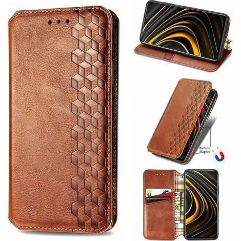Coque pour Samsung Galaxy A51 5G,Étui Housse en Cuir de Portefeuille avec [Porte-Cartes][Magnétique][Support],Design Rétro de Mode