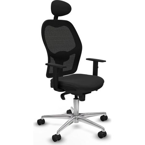 Piqueras y Crespo Jorquera Silla de Oficina Negra Confortable