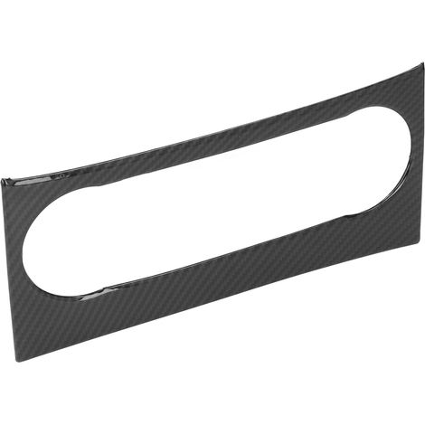 Cache de panneau de commande de climatisation de console centrale style fibre de carbone, remplacement pour Mercedes-Benz Classe C W204 2011-2015 (1/5)