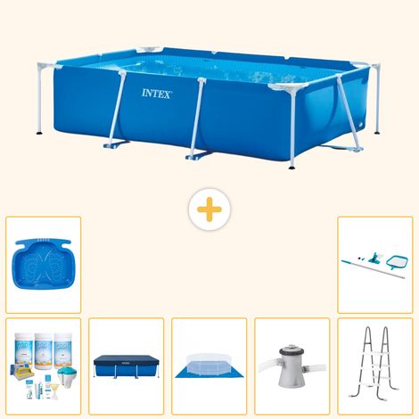 Intex Piscine Tubulaire Rectangulaire - 260x160x65 cm - 8-pièces S20029 (1/5)
