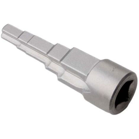 Tasto di montaggio con inserto quadrato 1/2″, 5 dimensioni per applicazioni sanitarie e di radiatori. (1/4)