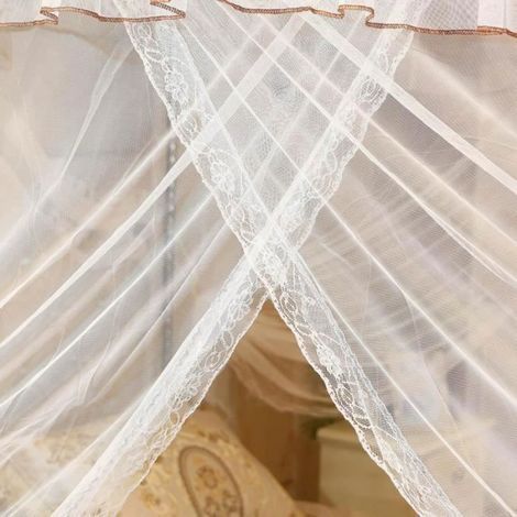 Moustiquaire - - Rideau de lit princesse - Polyester - Dentelle - Intérieur