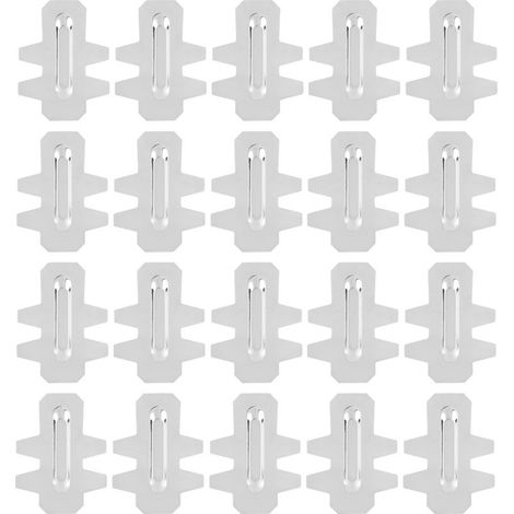 Lot de 20 Crochets de Porte en Acier Inoxydable pour Cage à Lapins, Accessoires Quincaillerie pour Matériel d'Élevage (1/5)