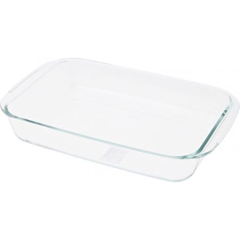 Piatto rettangolare in borosilicato 34x21cm 2,2lt 480734 ibili (1/3)