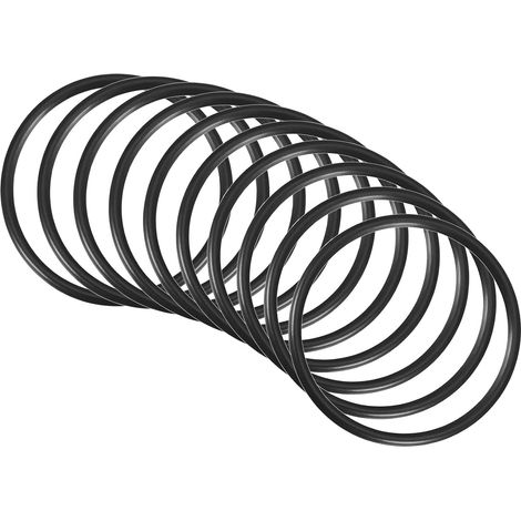 36x32x2mm Nitrile Rubber O-Rings 10 Pieces Round Black (1/5)
