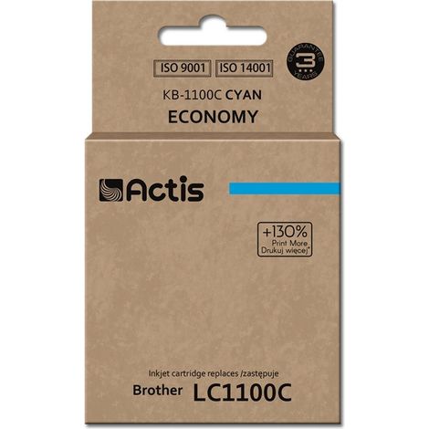 Actis KB-1100C ink (replacement for Brother LC1100C/LC980C Standard 19 ml cyan)