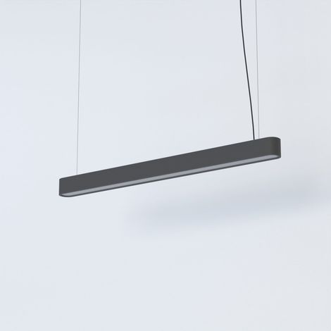 Nowodvorski Soft 7535 lampada sospensione grafite 95cm (1/5)