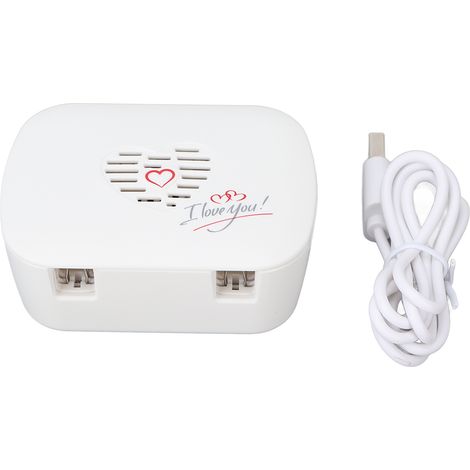Support mural pour brosse à dents avec chargeur USB et stérilisation UV - Rangement salle de bain (1/5)