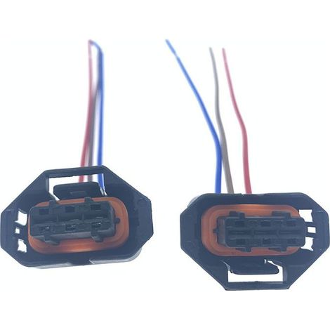 Der JB1187-3P ist ein Stecker für die Düsenstecker der Bosch-Dosiereinheit sowie für die Anschlüsse des Nockenwellen-Rail-Drucksensors und des Ansaugöldrucksensors.