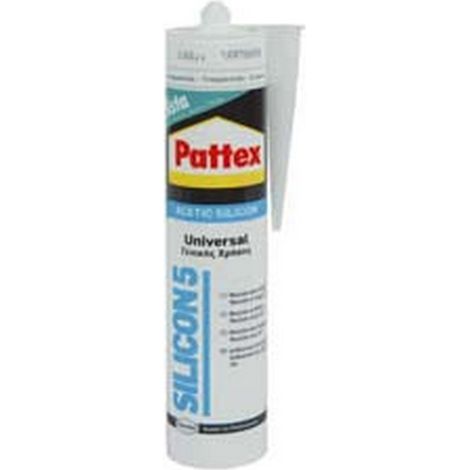 25PZ PATTEX SILICONE SISTA SILICON 5 ACETICO TRASPARENTE - ml.280