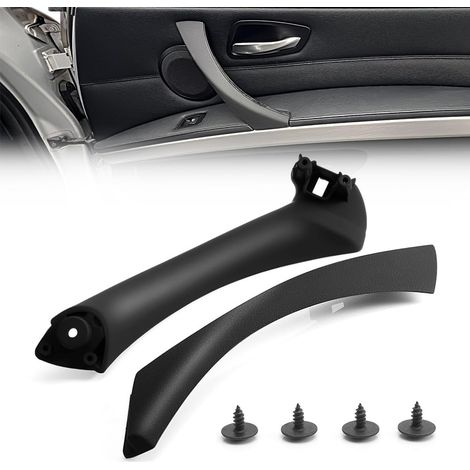 Door Handles Interior Doors for Vehicle Right Passenger Door Handle Holder Set Car Door Handle Trim with Screws for BMW 3 Series E90 E91 316 318 320 325 330 335, 51419150336 51417230850 (1/5)
