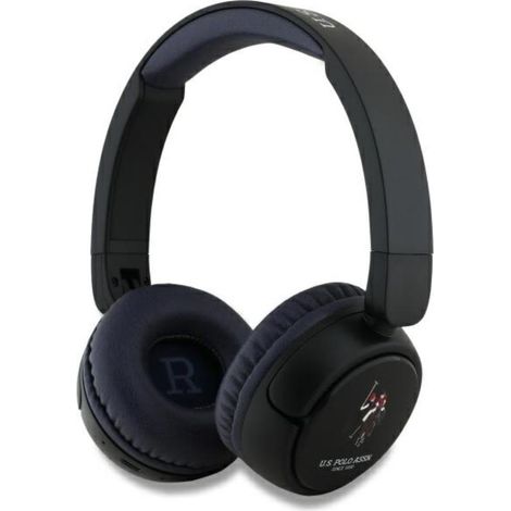 Cuffie Bluetooth on-ear US Polo USHPV6PCOV con logo Navy DH Color. (1/4)