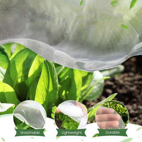 Red para pájaros, mosquitera protectora de malla ultrafina - Blanca - 2x3 m (1/5)