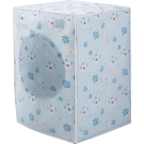 Housse pour machine à laver, Housse pour machine à laver, Housse pour machine à laver, Anti-poussière, Protection solaire, Imperméable, pour machines à laver de 7 kg, 63 x 60 x 87 cm-AquaForge (1/3)