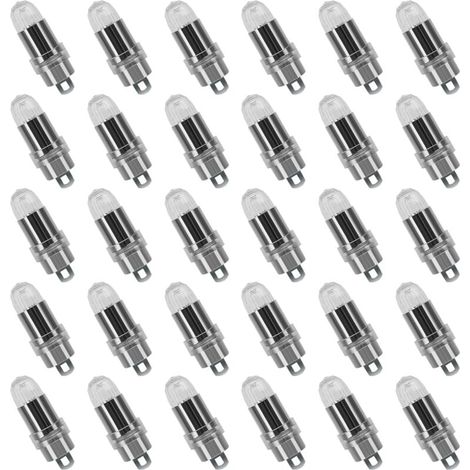 [NUNCA USADO] 30 luces LED de globo, color blanco cálido, para decoración de farolillos de papel, bodas y fiestas [Clase energética A+] (1/4)