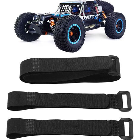 Sangle de fixation pour batterie RC en toile pour modèles de véhicules, courroie de retenue pour ZD Racing 1/7 EX‑07