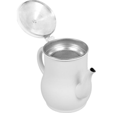 Distributeur de sauce soja pour la cuisine domestique, 15,50 x 13,00 x 7,20 cm, avec filtre à résidus (3 pièces). (1/5)